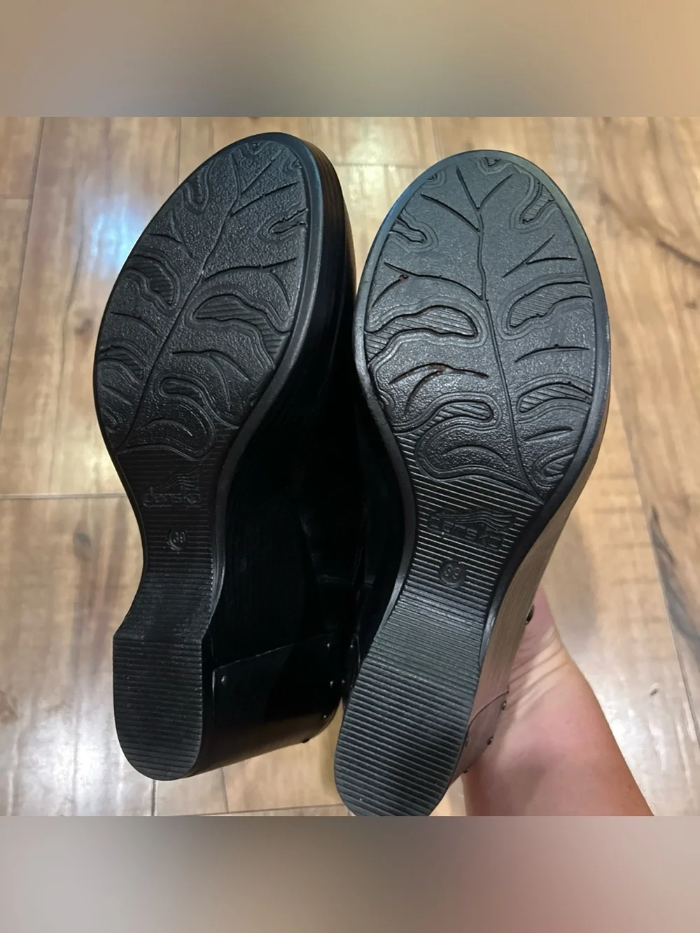 Dansko Franka Wedge Bootie 39 Black LN